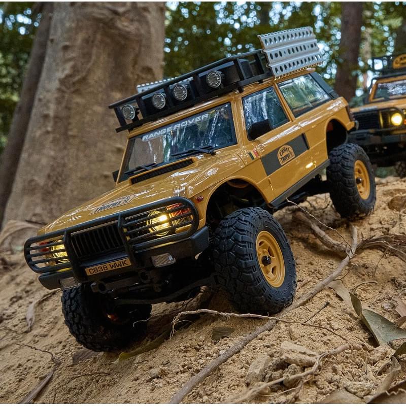 Kit RTR 1/24 pour Range Rover FCX24M Camel Trophy - FMS12481RTR-YL - Breizh Modélisme.
