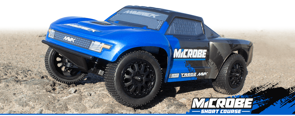 Short course 1/24 Maverick Microbe RC bleu – MV151500