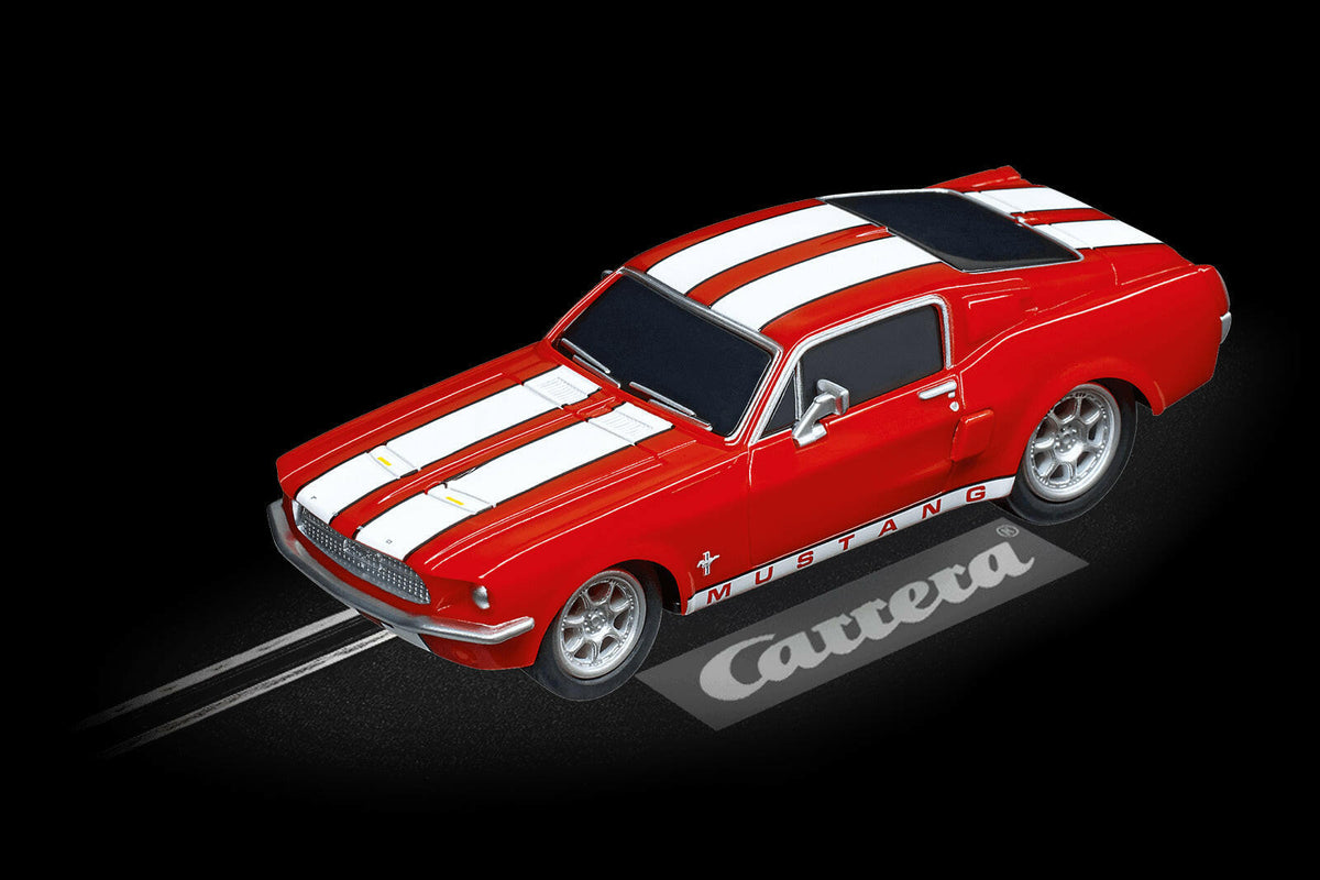 Voiture Carrera GO Ford Mustang '67 - Racing Red 64120 - Breizh Modélisme.
