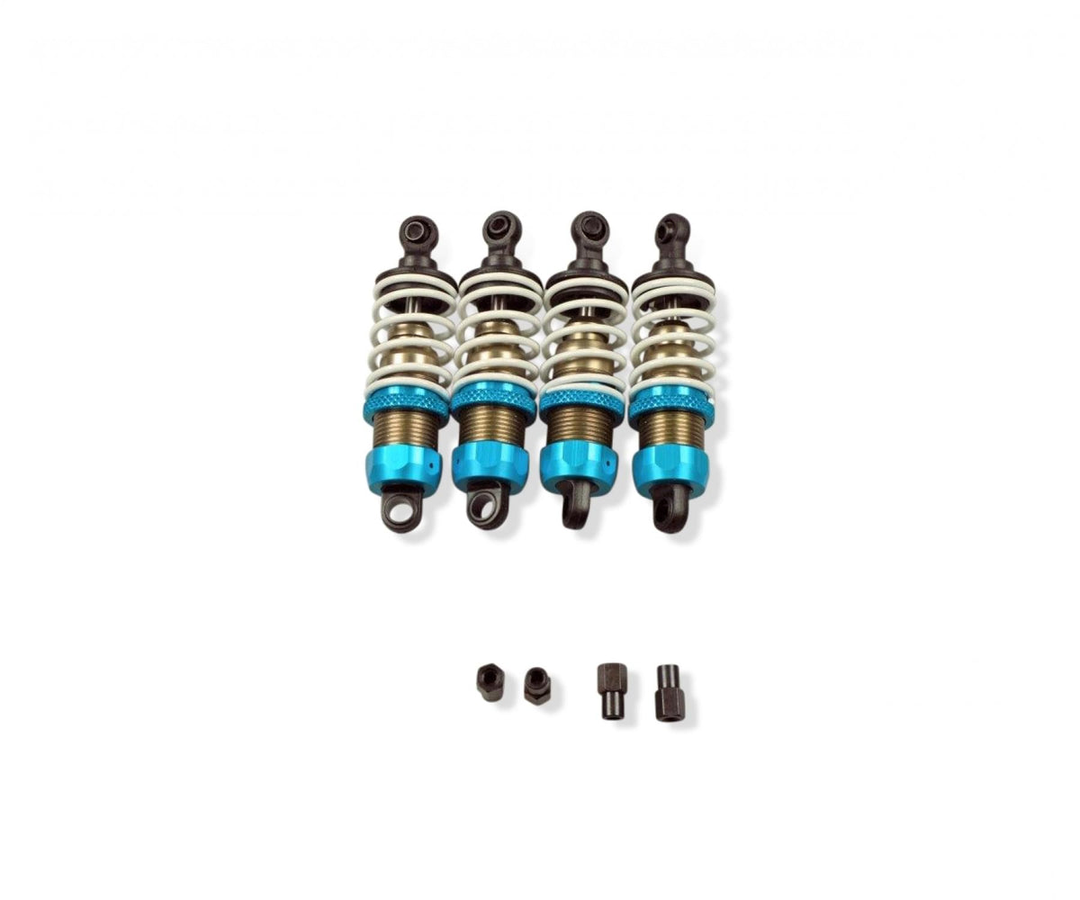 Amortisseurs en aluminium pour 1/10 (4) - 62mm - Carson 500405864 - Breizh Modélisme.