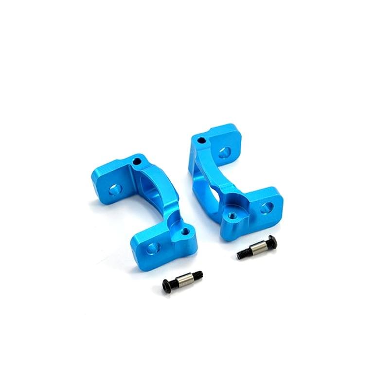 2 Etriers Avant Alu Bleu Pour Tamiya TT02 (x2) - FTTA035B - Breizh Modélisme.
