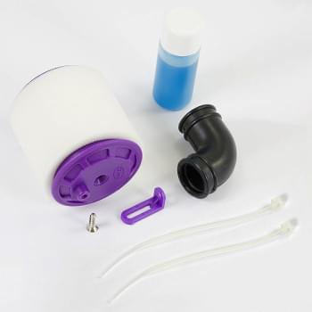 Filtre à air Fastrax 1/8e avec huile reconstructible - Violet - FAST960P - Breizh Modélisme.