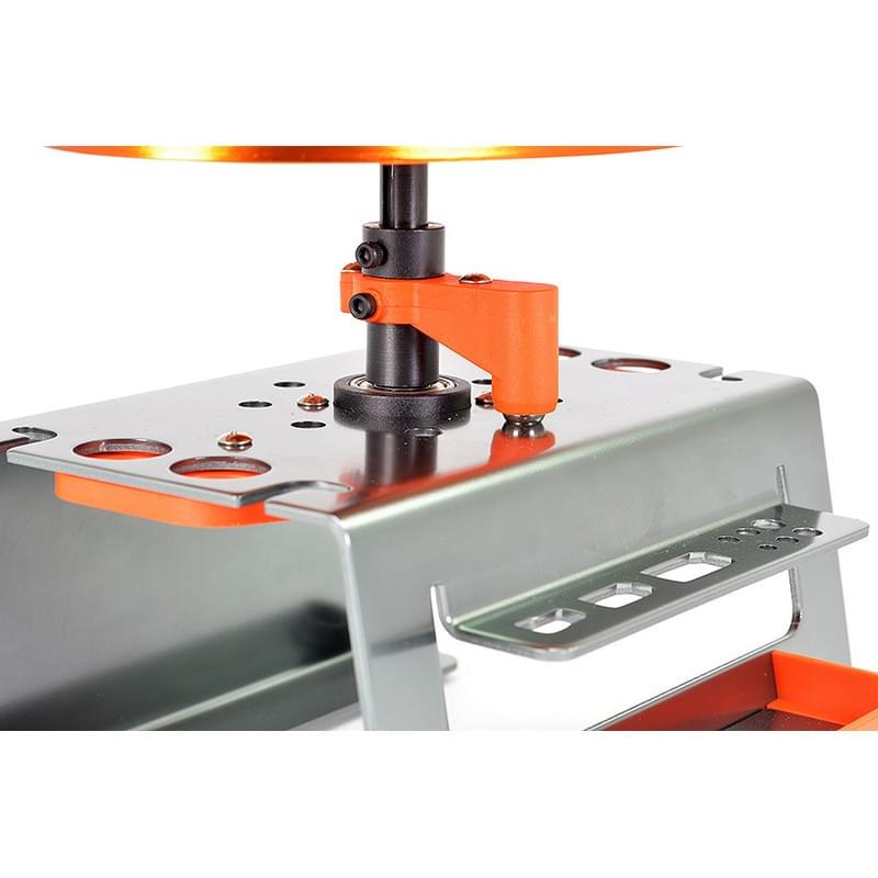 Stand, Plateau Pivotant Alu Deluxe 1/8 et 1/10 noir - Breizh Modélisme.