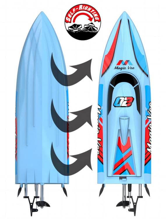 Bateau RC Joysway Micro Magic Vee RTR V6 - 8106V6 - Breizh Modélisme.