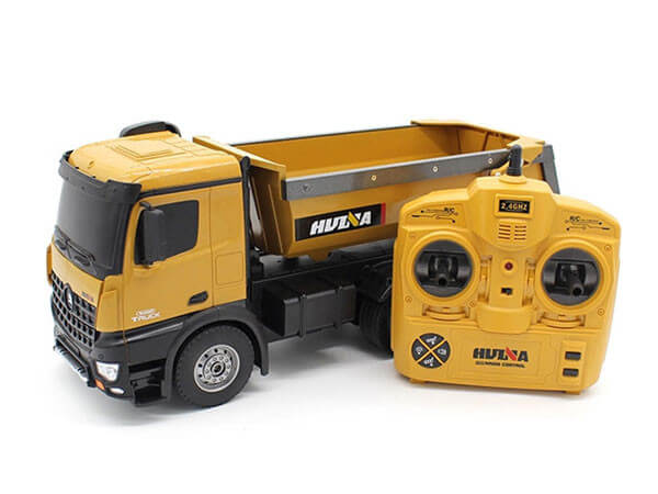 Camion Benne RC en Métal 1/14 - Huina 1573 - Breizh Modélisme.