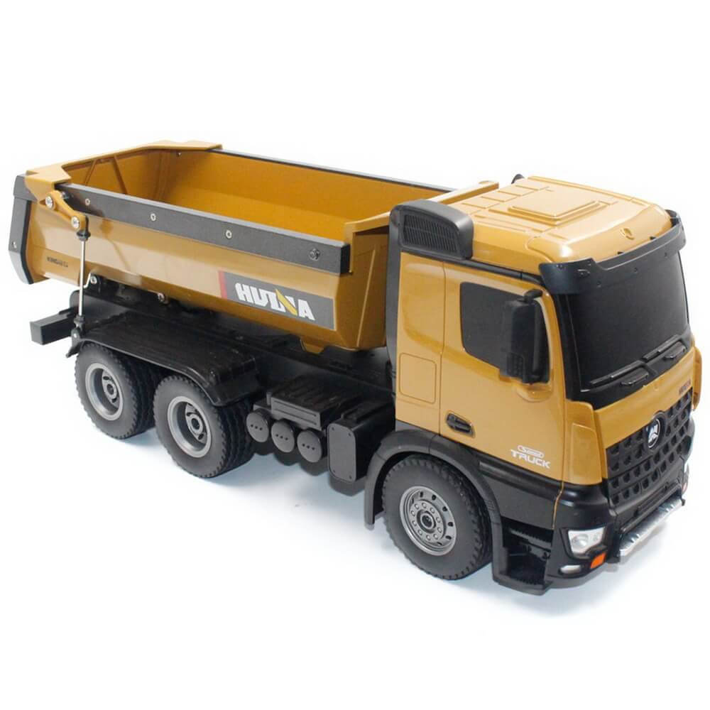 Camion Benne RC en Métal 1/14 - Huina 1573 - Breizh Modélisme.
