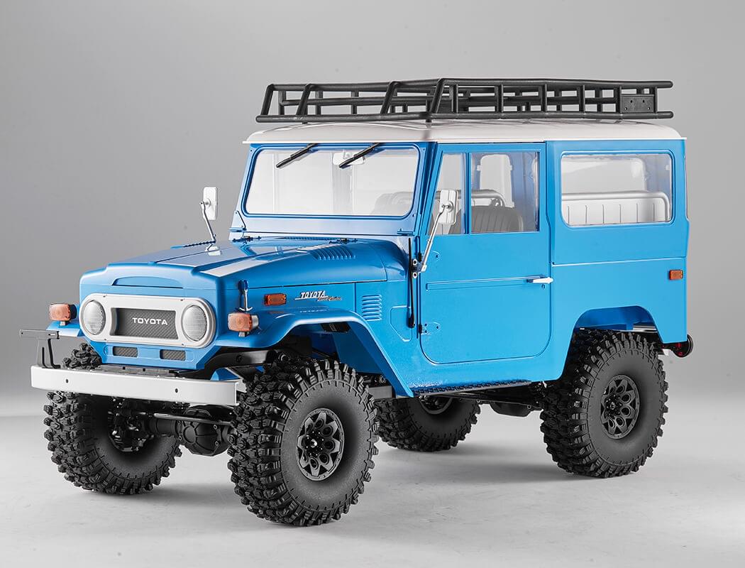 Crawler FMS 1/10 Toyota land Cruiser FJ40 RS bleu - FMS11035RSBU - Breizh Modélisme.