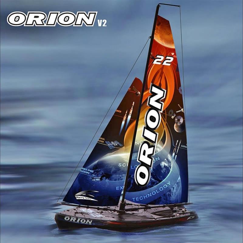 Voilier Joysway radiocommandé Orion V2 465mm RTR 2.4Ghz - 8803v2 - Breizh Modélisme.