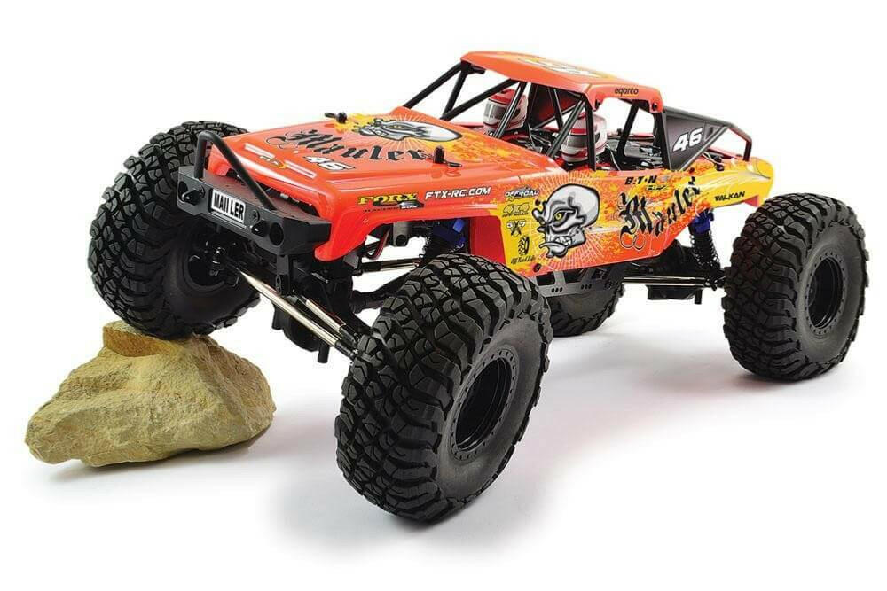 Crawler rc 1/10 FTX MAULER 4X4 Rock - FTX5575R Rouge - Breizh Modélisme.