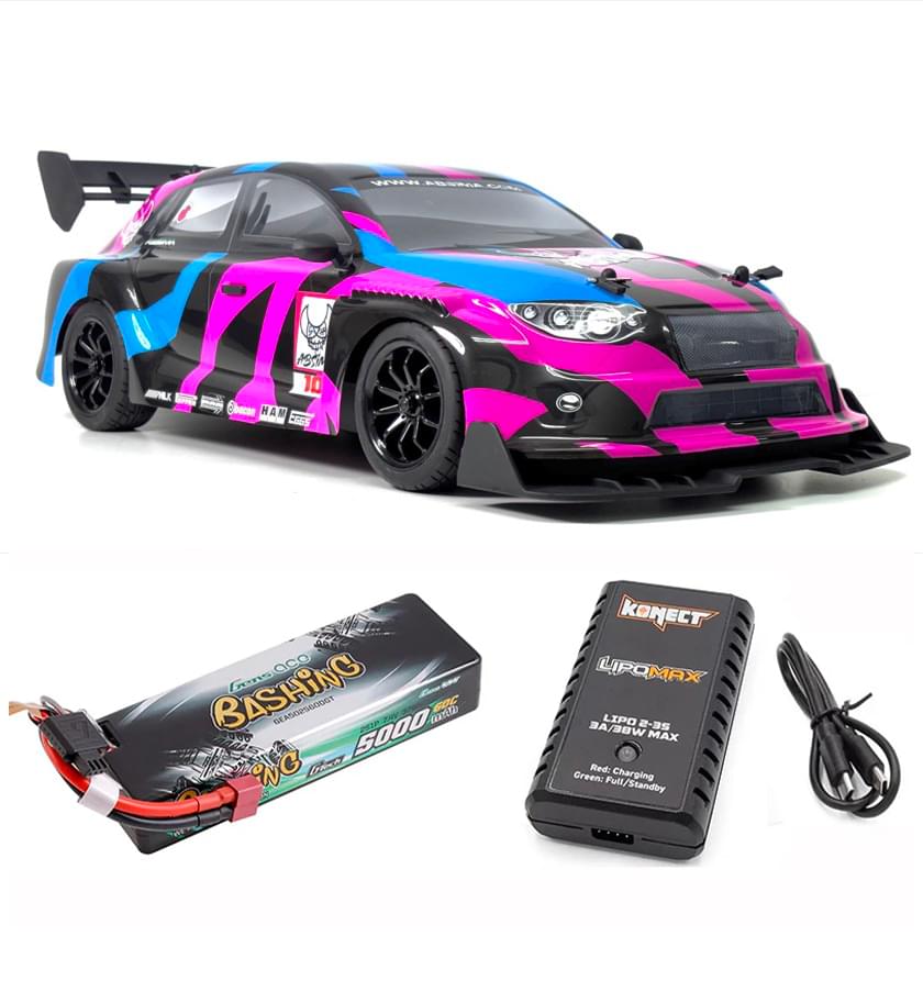 Absima Aéro-X STi-X Brushless 4WD RTR 1/10 – Pack LiPo 2S (12231)