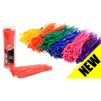 Lot de 50 Colliers nylon Rouge 2,5x100mm Corally - Breizh Modélisme.