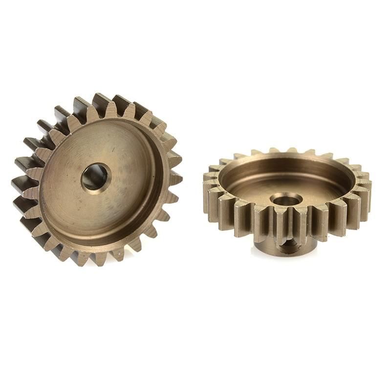 Pignon 32 DP - Court - Acier trempé - 24 dents - Diamètre 3,17mm - C-71524 - Breizh Modélisme.