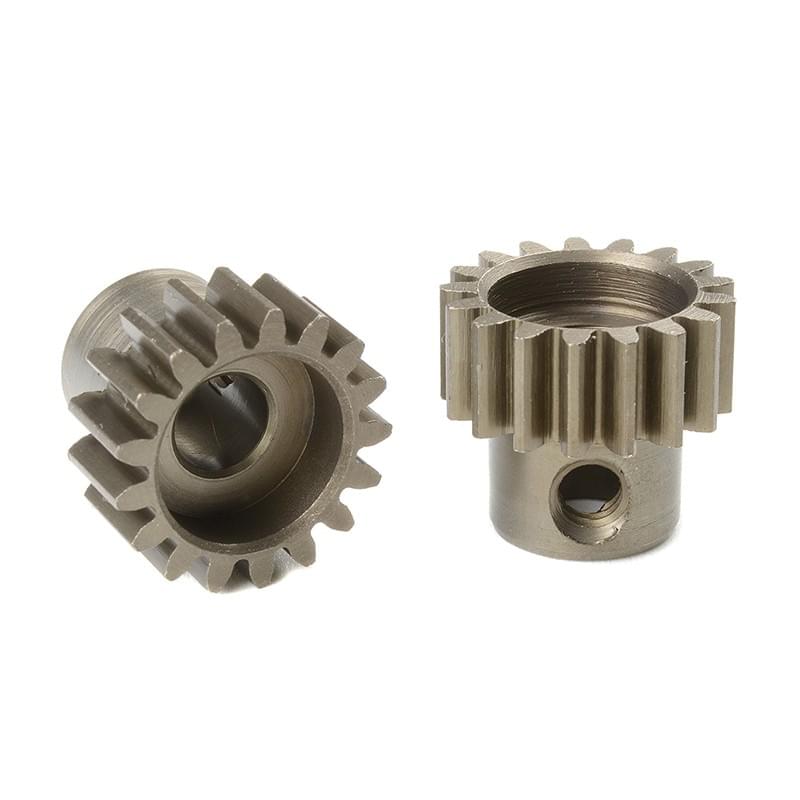 Pignon moteur 32DP - Court - Acier trempé - 17 dents- Axe 5mm - 1pc - Corally - C-72517 - Breizh Modélisme.