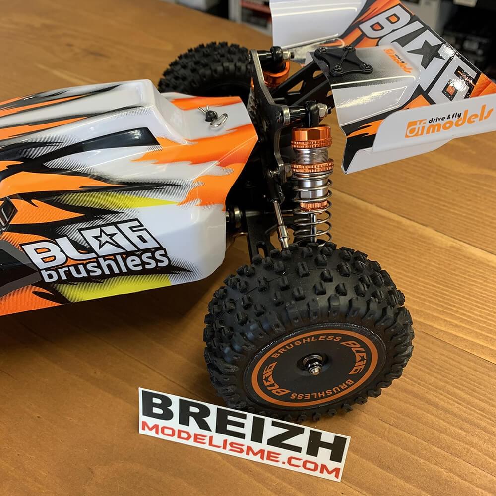 DF Models Buggy RC BL06 Brushless RTR 1/14 - 80km/h 4WD 144010 / 3127 - Breizh Modélisme.