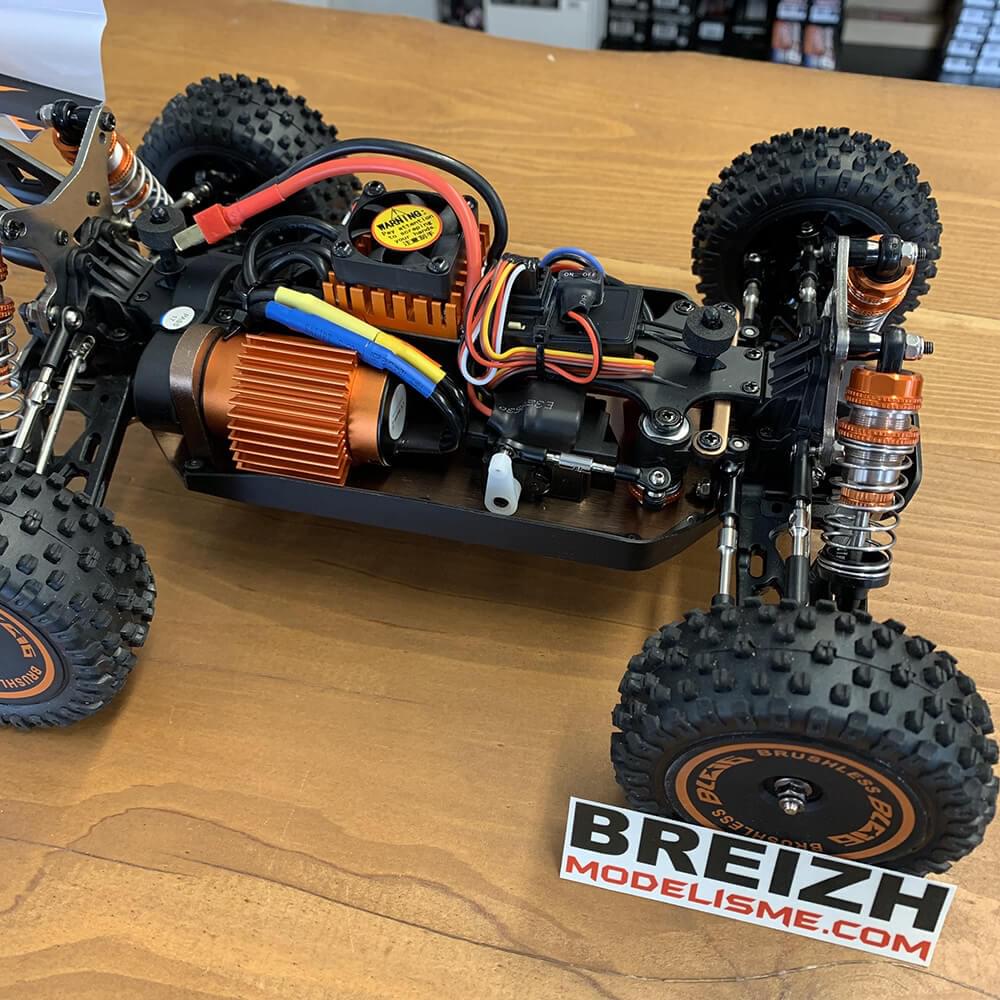 DF Models Buggy RC BL06 Brushless RTR 1/14 - 80km/h 4WD 144010 / 3127 - Breizh Modélisme.
