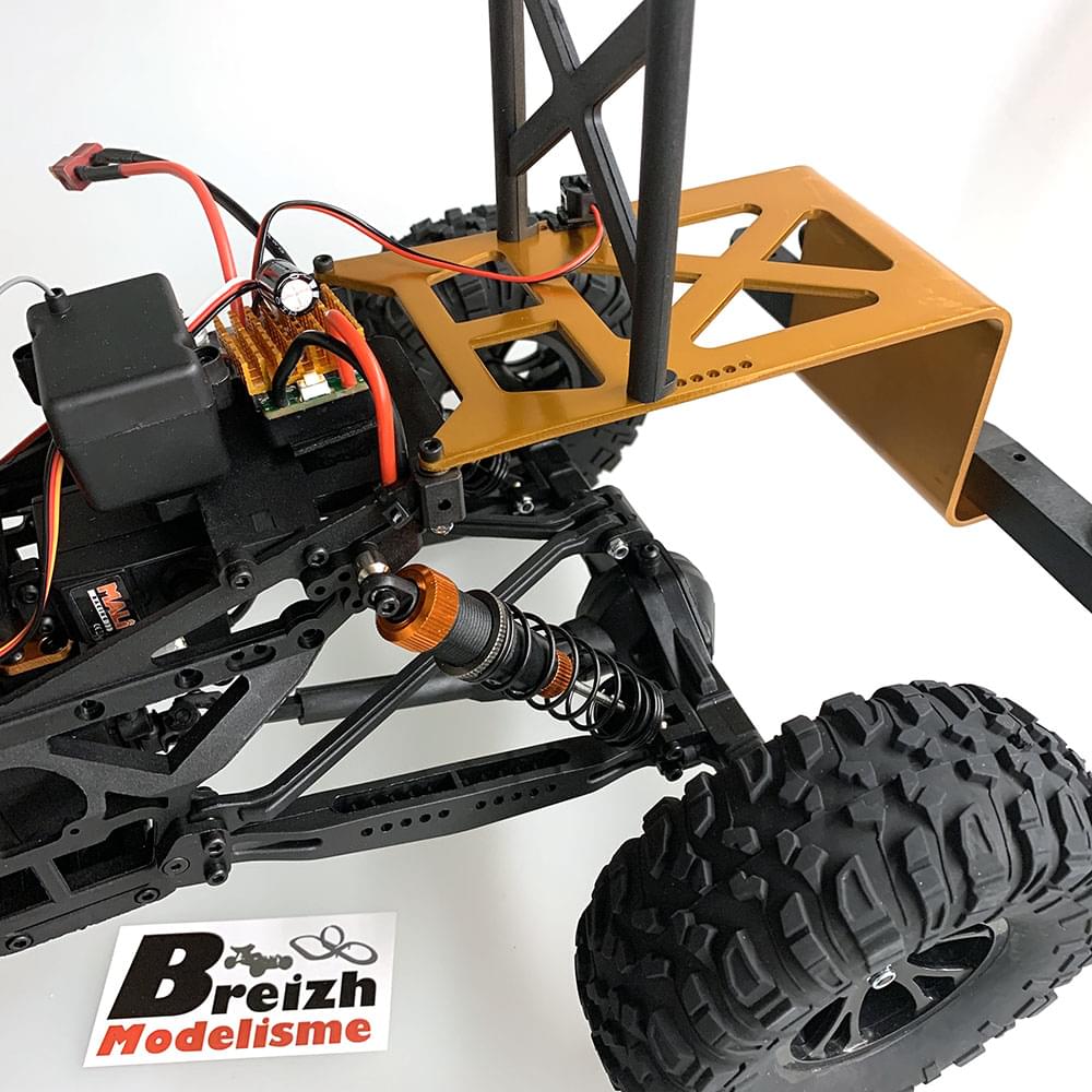 DF Models Crawler 1/10 RTR avec leds et Treuil, Kanyon DF-4J 4WD - 3118 - Breizh Modélisme.