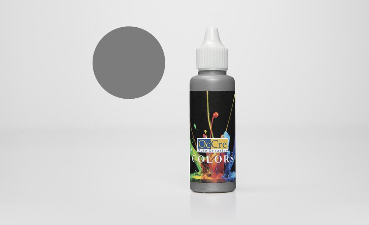 Peintures acryliques 30 ml - Gris foncé - Occre 19303 - Breizh Modélisme.
