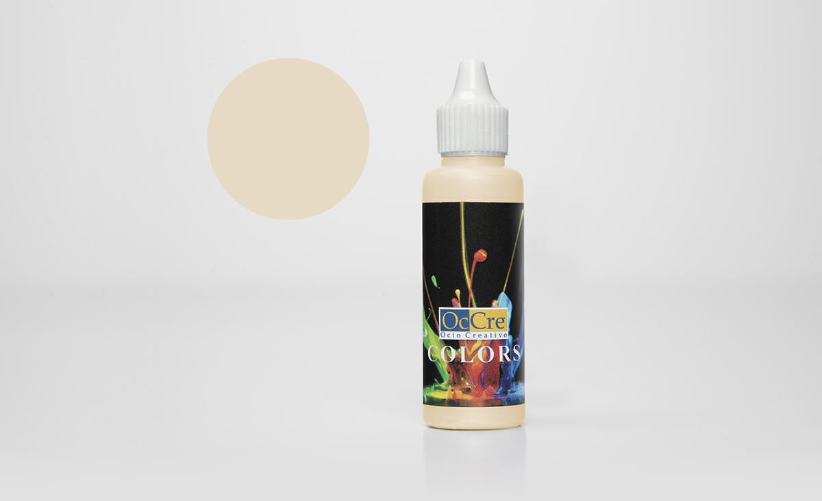 Peintures acryliques 30 ml - Ivoire - Occre 19304 - Breizh Modélisme.