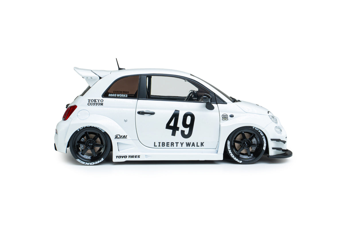Solido S1815401 Voiture miniature collection 1/18 Fiat 500 Abarth Liberty Walk Body Kit 2025 - Breizh Modélisme.