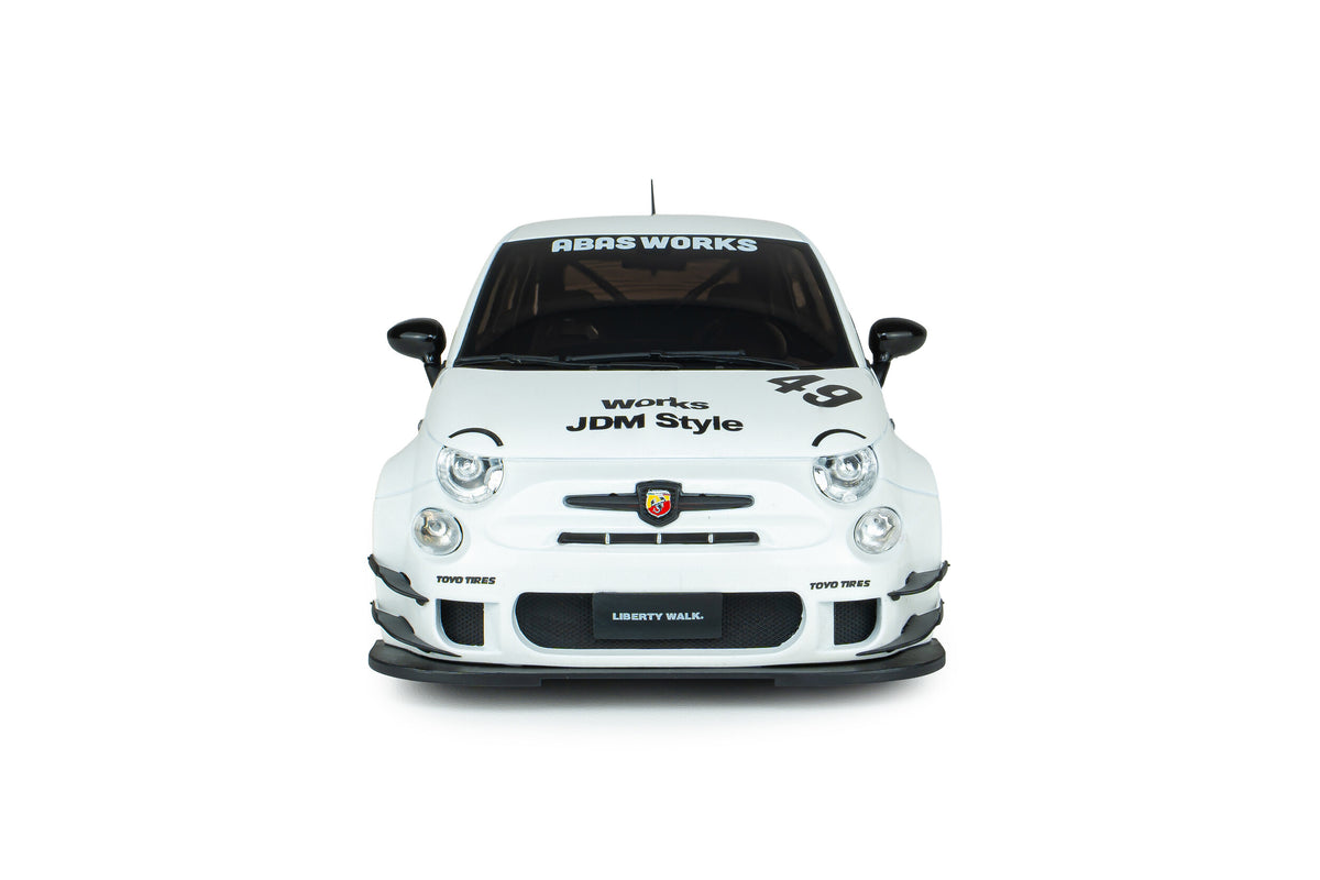 Solido S1815401 Voiture miniature collection 1/18 Fiat 500 Abarth Liberty Walk Body Kit 2025 - Breizh Modélisme.