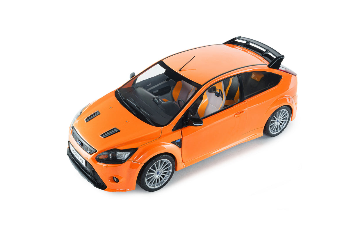 Solido S1813103 Voiture miniature collection 1/18 Ford Focus RS MK2 Performance pack RS+ orange électrique 2009 - Breizh Modélisme.