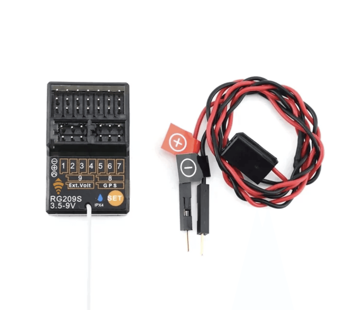 Récepteur RG206S 6 voies pour Radio Konect X9S - KN-XR-RG206S - Breizh Modélisme.