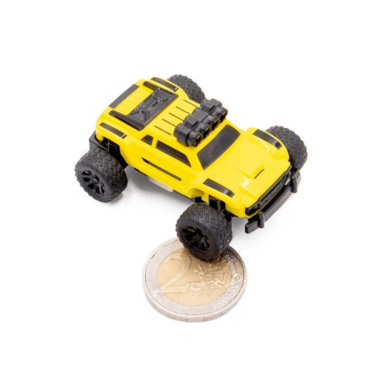 Turbo Racing Micro Monster truck 1/76ème Jaune RTR- TB-C81-YE - Breizh Modélisme.