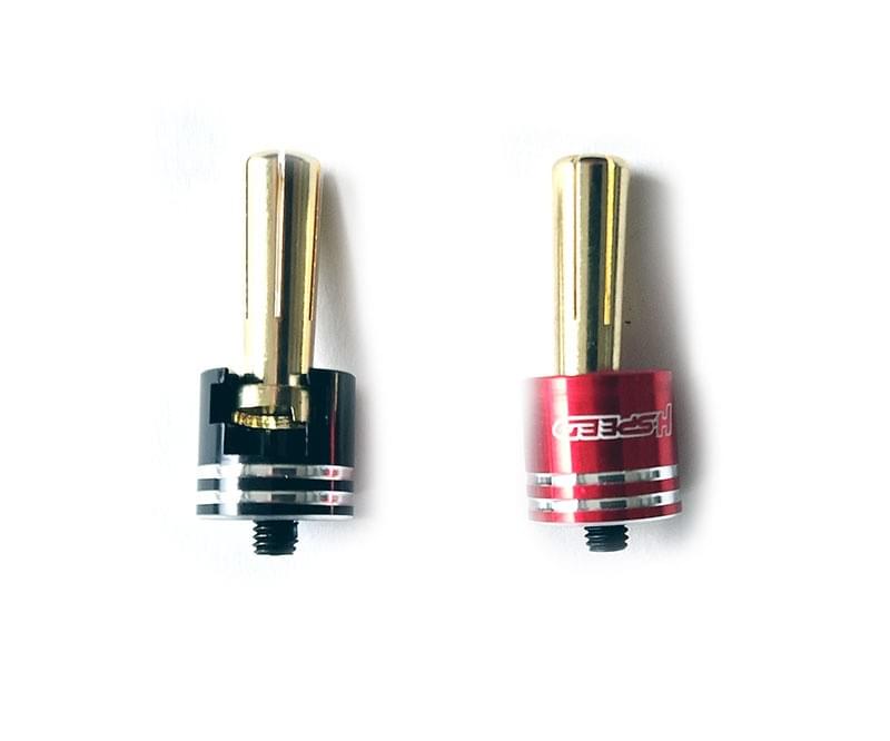 Prise PK 5mm avec dissipateur thermique LP H-SPEED - HSPP032 - Breizh Modélisme.