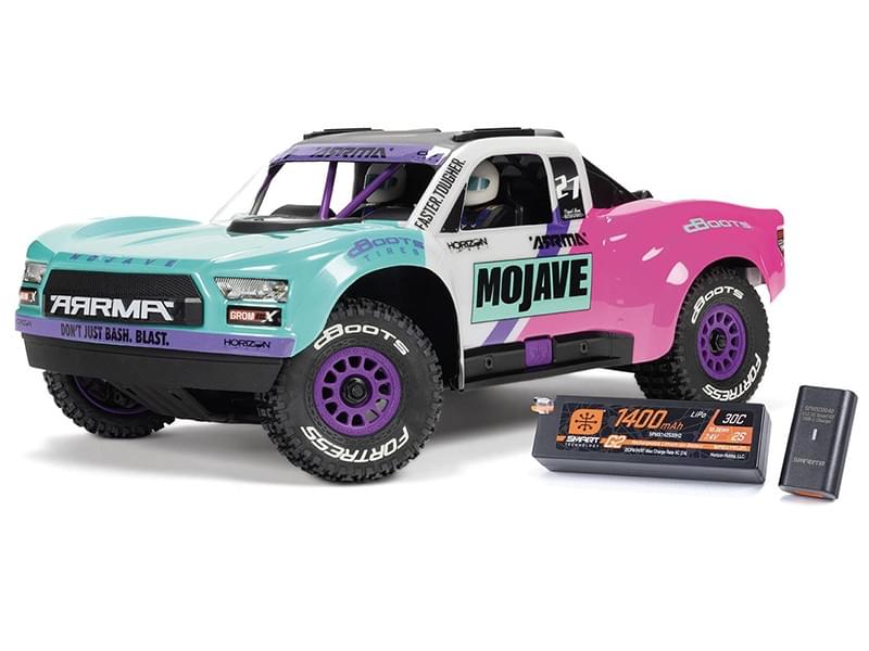 Arrma Mojave GROM 223S BLX 1/14 brushless 4X4 Teal - Breizh Modélisme.