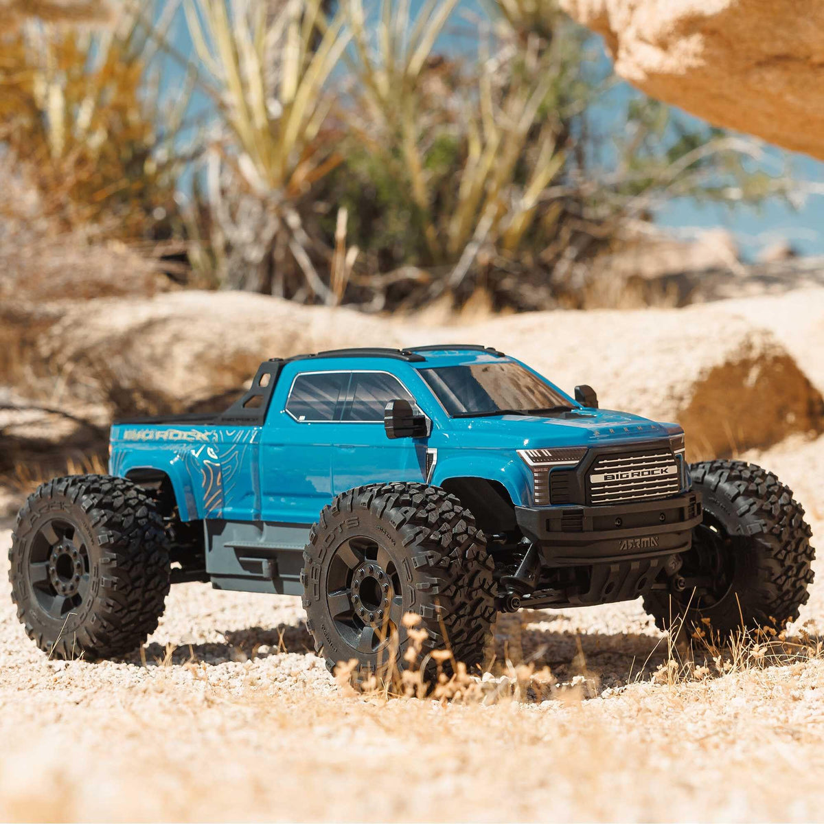 Monster truck RC Arrma Big Rock 223S 4x4 1/10 brushless RTR bleu – ARA4312V4T3
