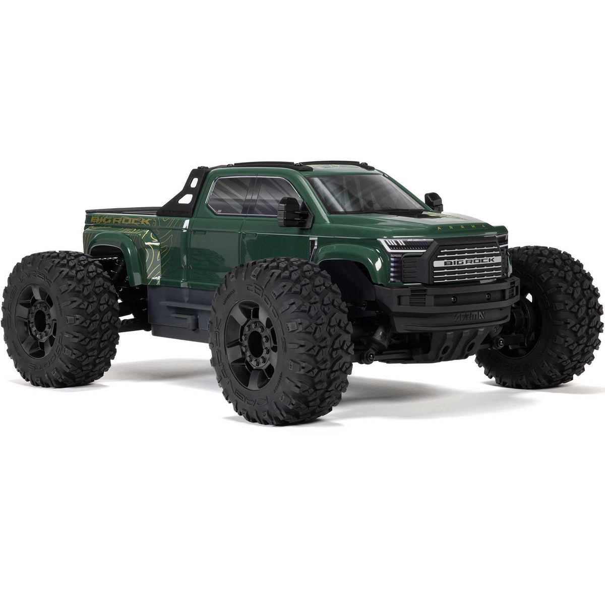Arrma Monster Truck 1/10 BIG ROCK 223S DSC brushless 4X4 RTR vert - ARA4312V4T2 - Breizh Modélisme.