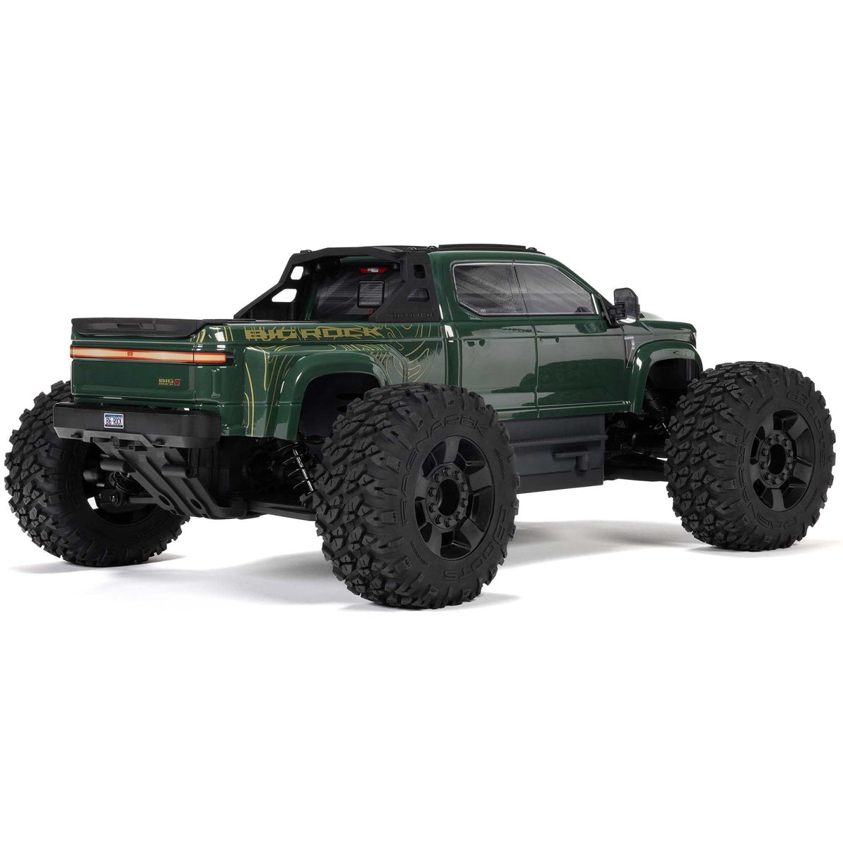 Arrma Monster Truck 1/10 BIG ROCK 223S DSC brushless 4X4 RTR vert - ARA4312V4T2 - Breizh Modélisme.