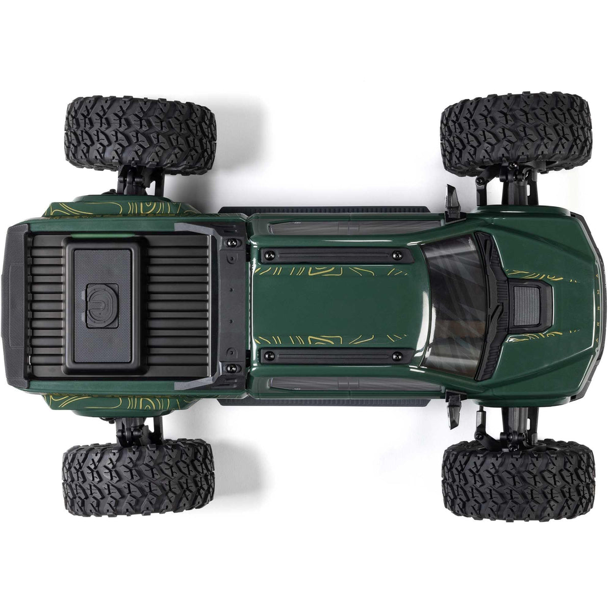 Arrma Monster Truck 1/10 BIG ROCK 223S DSC brushless 4X4 RTR vert - ARA4312V4T2 - Breizh Modélisme.