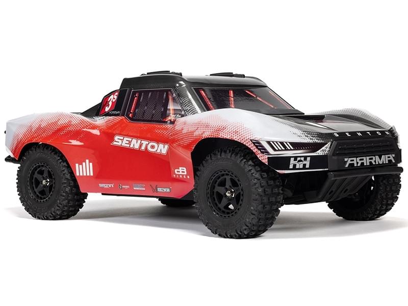 Arrma Senton 1/10 V4 223S BLX Brushless 4X4 rouge - ARA4303V4T2 - Breizh Modélisme.