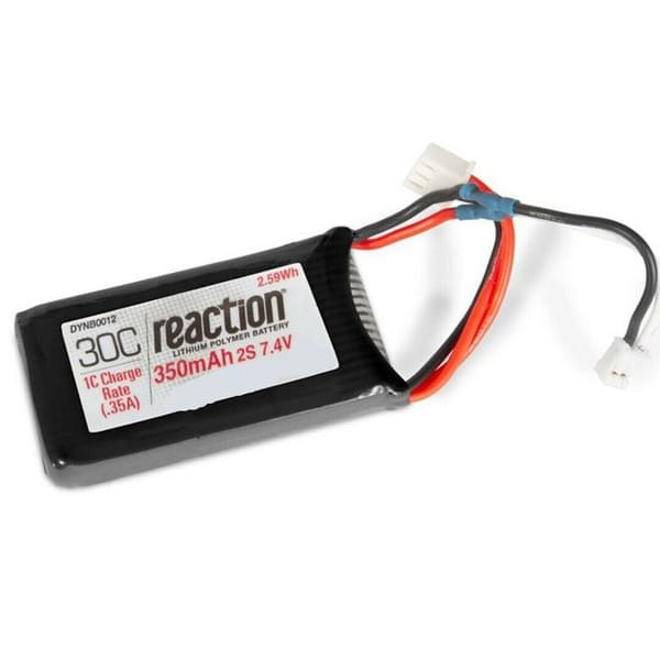 Batterie Lipo 7.4v 350mAh 2S - DYNB0012 - Breizh Modélisme.