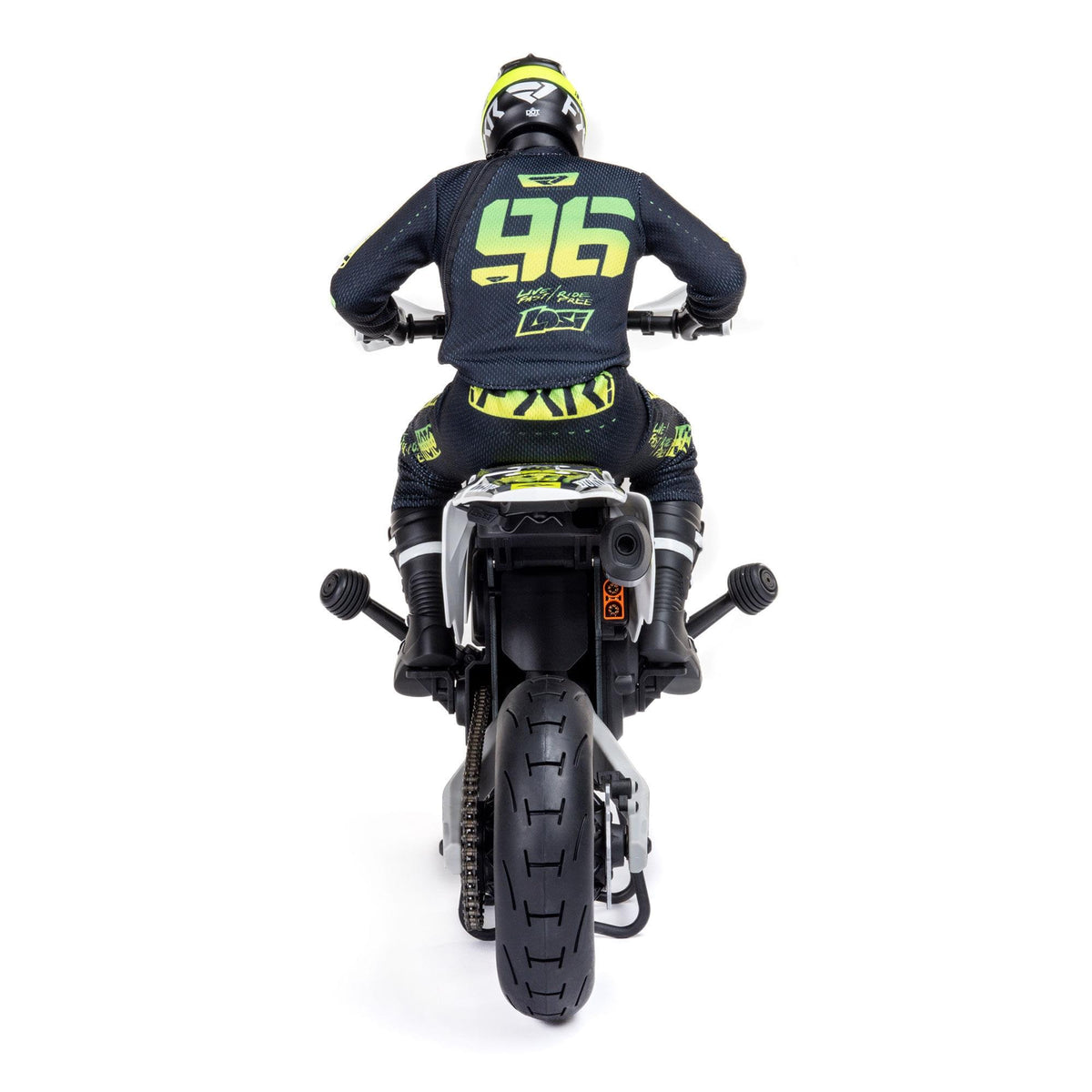 Moto RC Losi 1/4 Promoto-SM FXR RTR blanc - LOS-2272 - Breizh Modélisme.
