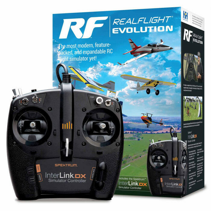 RealFlight Evolution RC Flight Simulateur avec radiocommande (RFL2000) - Breizh Modélisme.