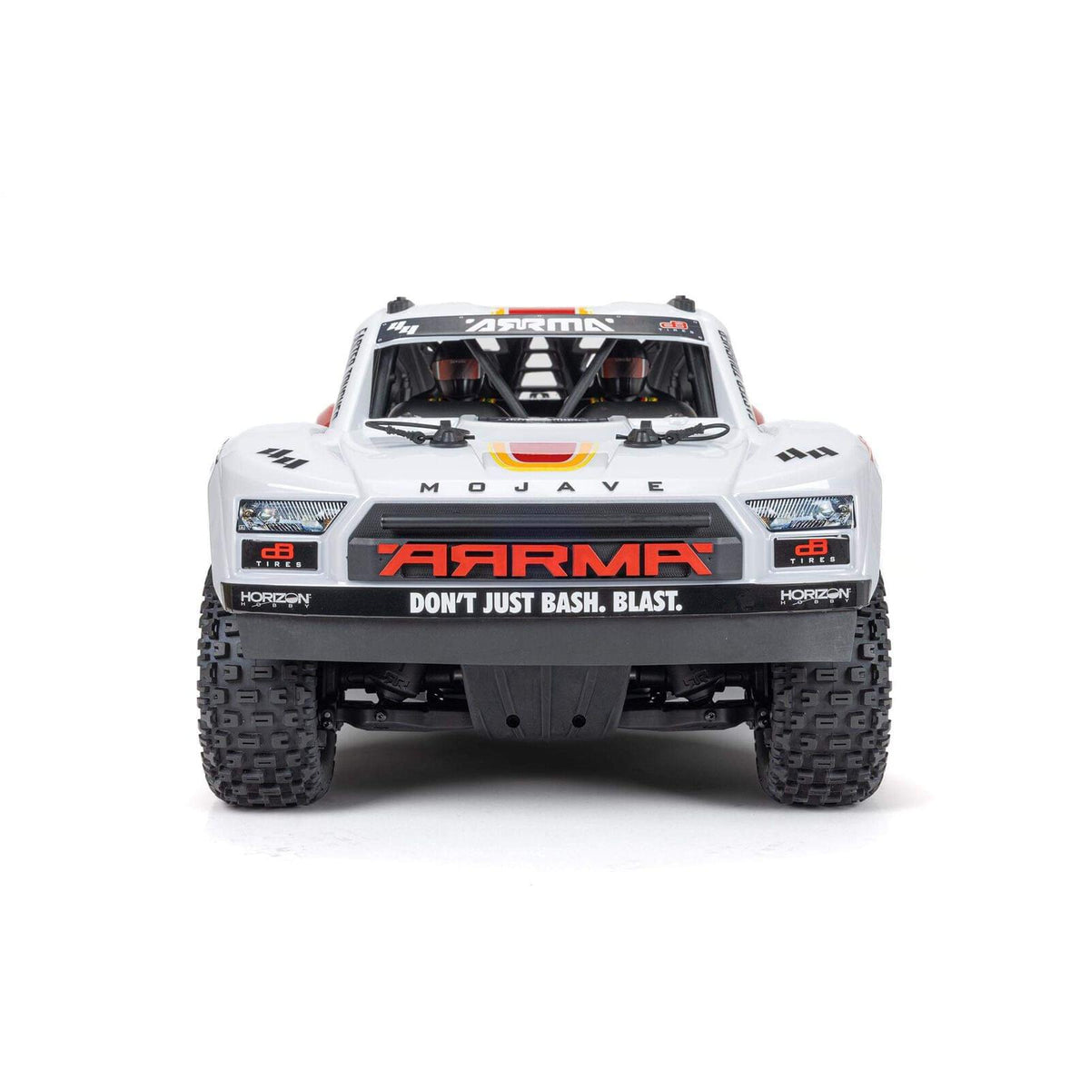 Arrma 1/8 Mojave 4S 4x4 BLX Desert Truck RTR, White - ARA4404T1 - Breizh Modélisme.