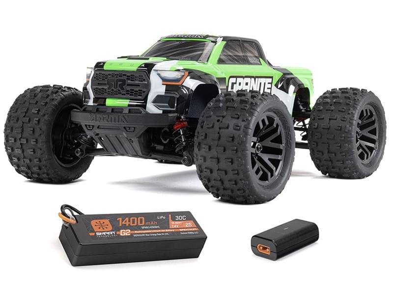 Arrma Granite Grom 4WD 1/18 RTR Truck RC vert ARA2102T3 - Breizh Modélisme.