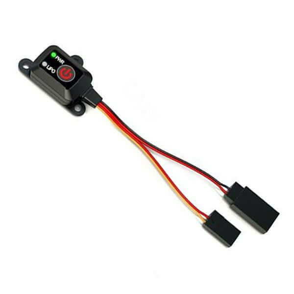 Interrupteur electronique avec protection Lipo HRC9256 - Breizh Modélisme.