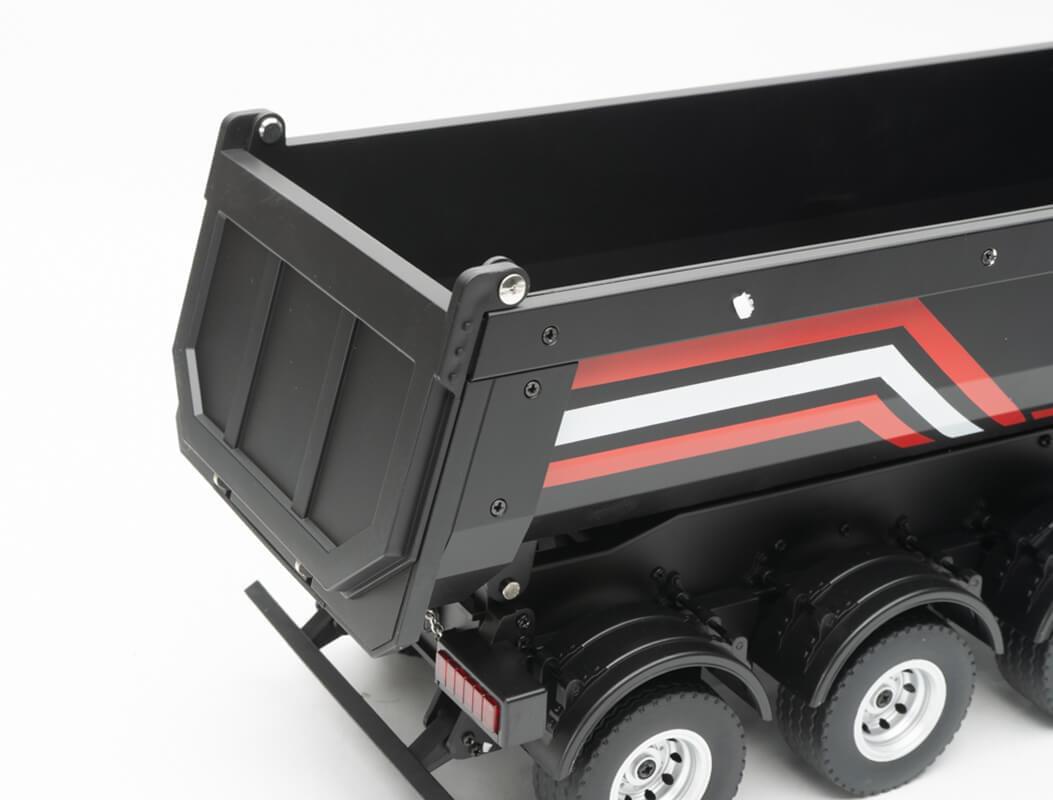 Remorque noir Huina pour Scania 1501 échelle 1/18 - Breizh Modélisme.