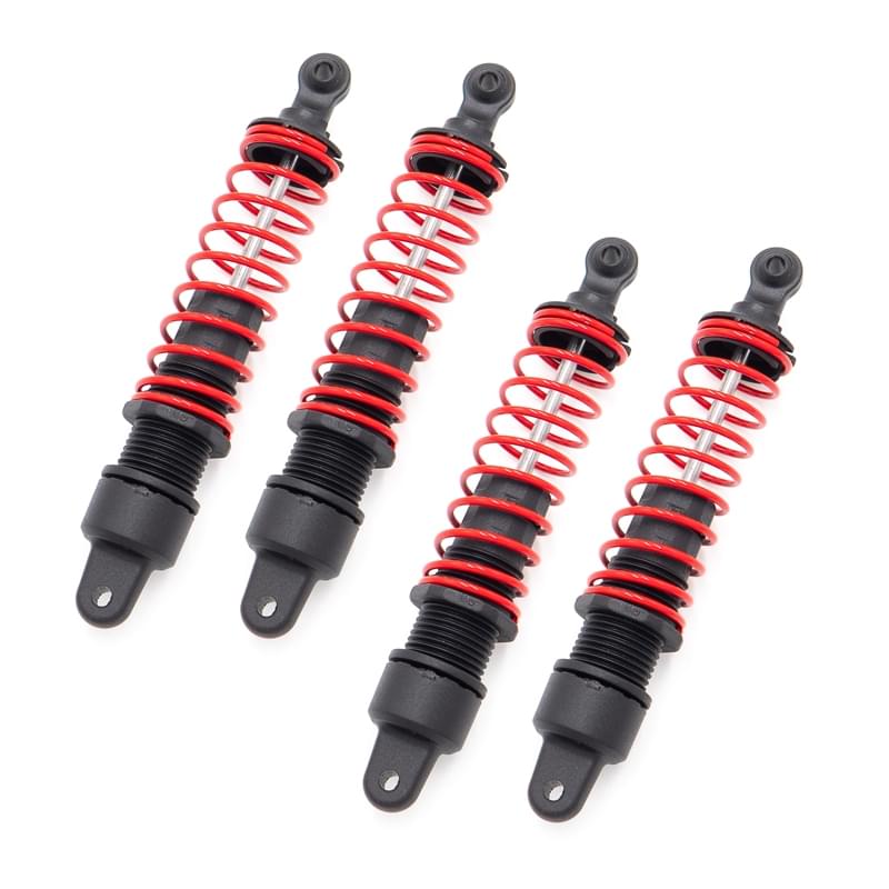 Kit amortisseurs complet origine Rouge Funtek SBX (x4)