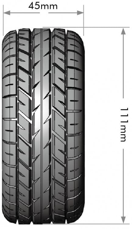 2 Pneus et roues SC-ROCKET soft (hexagone amovible 4pcs) 3154SB - Breizh Modélisme.