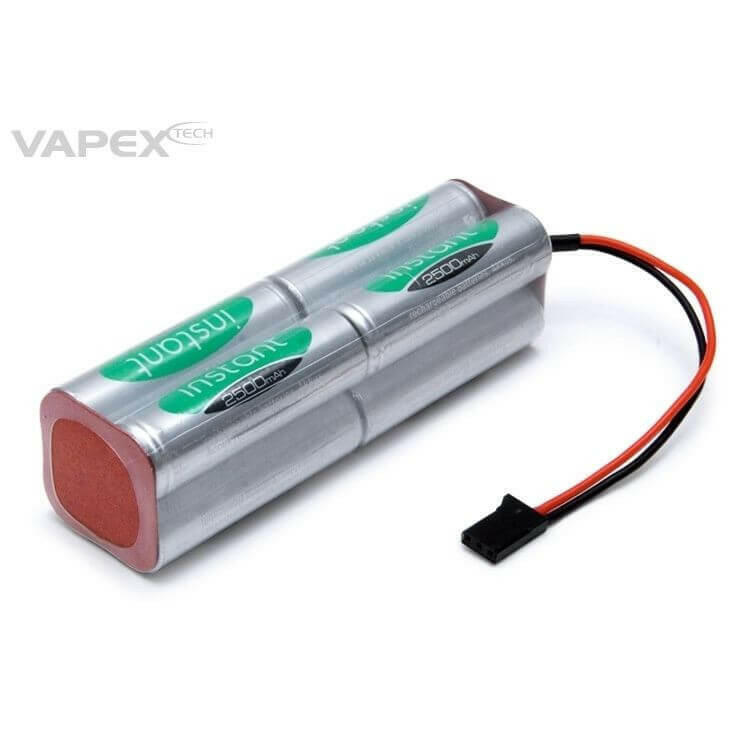 Batterie pour transmetteur TX NiMH 9,6V 2500mAh - Breizh Modélisme.