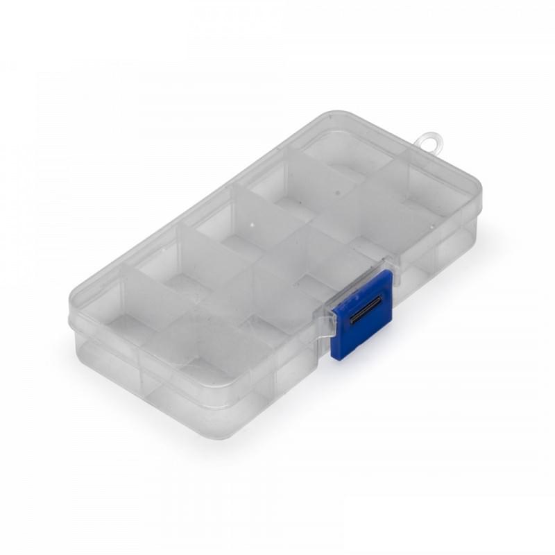 Boîte de rangement pour vis et écrous - 127x66x22mm - Breizh Modélisme.