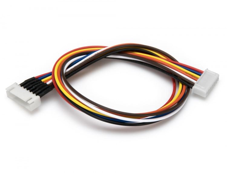 Câble d'extension XH 6S 22AWG 300mm - Breizh Modélisme.