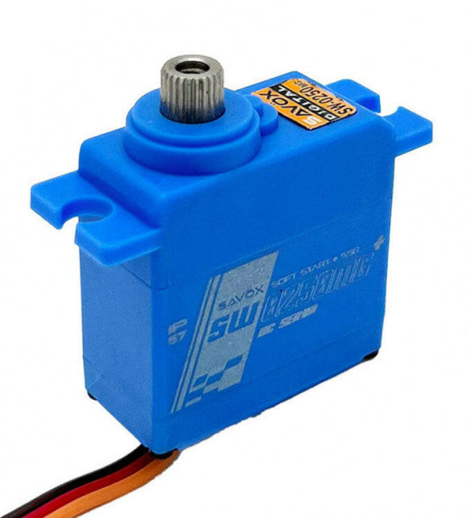 Mini Servo Savox SW-0250MG+ Etanche 5kg pignons Métal pour Traxxas 1/16 - Breizh Modélisme.