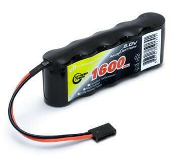 Pack de batterie 6V.1600mAh Ni-Mh Plat prise Futaba - Breizh Modélisme.
