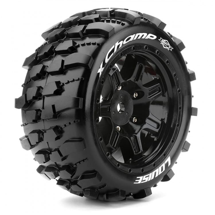 Pneus & jantes Louise X-CHAMP (MFT) pour Traxxas X-Maxx 3349B - Breizh Modélisme.