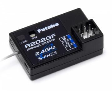 Récepteur Futaba R202GF S-FHSS 2 voies - Breizh Modélisme.